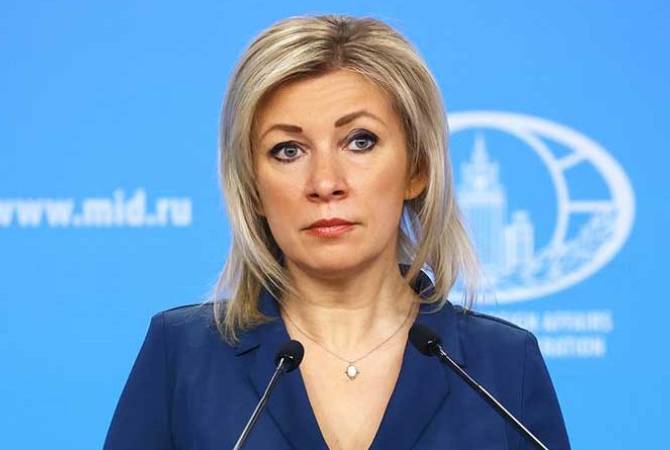 The issue of opening a border checkpoint on the Lachin-Stepanakert road has not been 
discussed. Maria Zakharova