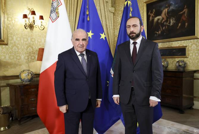 Le ministre arménien des affaires étrangères et le président maltais discutent de questions 
de sécurité régionale