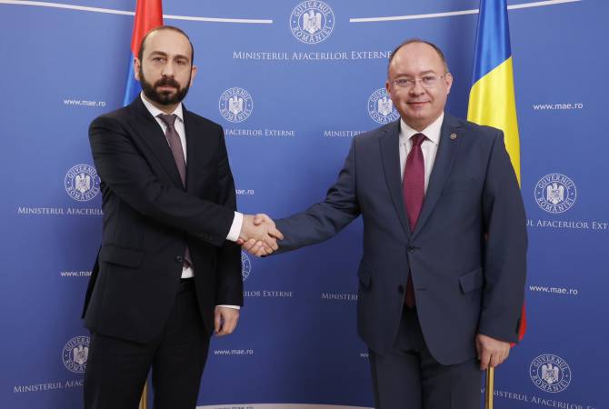Foreign Minister Mirzoyan invites Romanian counterpart to visit Armenia 