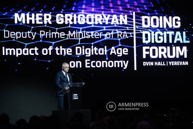 يجب أن يصبح المستقبل الرقمي حقيقةمع الدور الأساسي للمواطنين والقطاع الخاص-نائب رئيس 
الوزراء الأرمني بمنتدى دوينغ ديجيتال