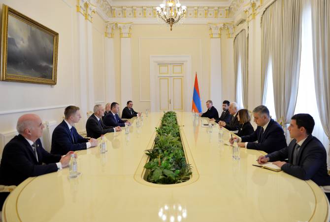 Arménsky prezident prijíma predsedu Zahraničného výboru Slovenskej národnej rady