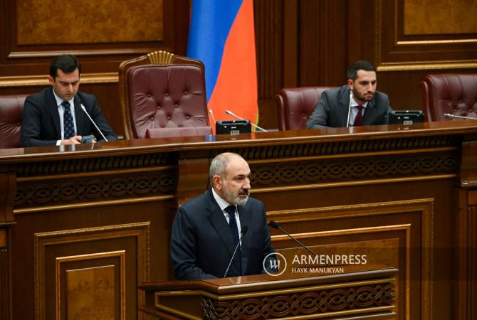  Никол Пашинян коснулся истории переговорного процесса вокруг Нагорного 
Карабаха 