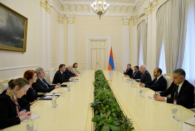 Президент Республики Армения принял делегацию во главе с действующим 
председателем ОБСЕ