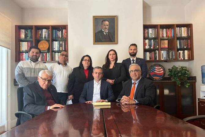  Представитель ВО АРФД Армении в комитете Ай Дата Америки обсудил вопросы 
защиты армянских интересов 