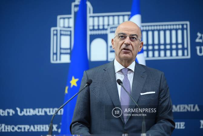 Keeping alive the memory of the victims of Armenian Genocide is the minimum duty of all 
humanity – Greek FM Dendias 