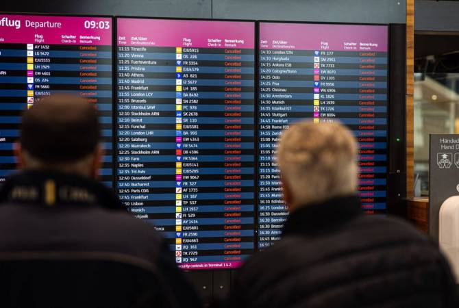  В аэропорту Берлина из-за забастовки отменены все вылеты 