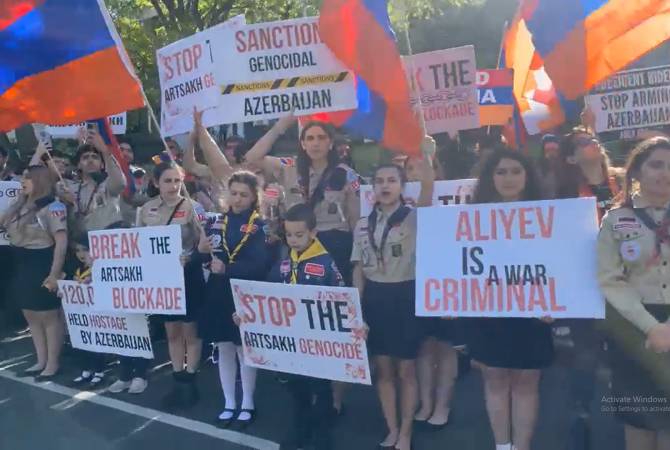 Armenian-Americans in Washington, D.C. call on Biden to stop genocide in Artsakh
