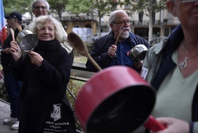 Ֆրանսիայում բողոքի ակցիաներ են անցկացվել դատարկ կաթսաներով ու 
թավաներով