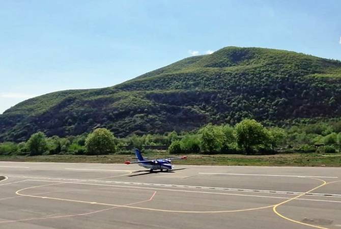 Twin-engine plane landing in Syunik airport marks ‘historic’ moment 
