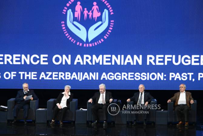 مؤتمر اللاجئين الأرمن يعتمد إعلان يدين سياسة التطهير العرقي الإجرامي لأذربيجان ويطالبها 
بتعويضات كبيرة