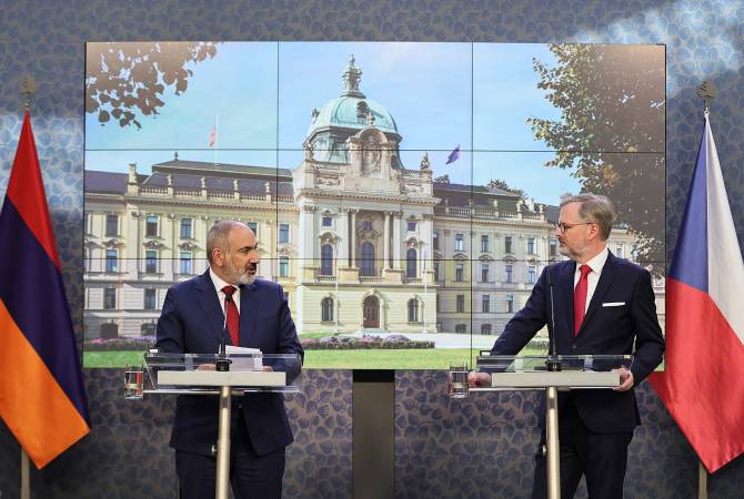 Le Premier ministre tchèque appelle au renforcement des liens avec l'Arménie

