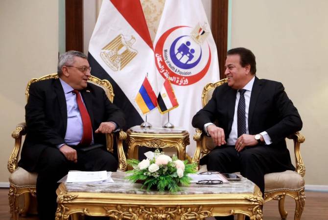 Министр здравоохранения Египта и посол Армении обсудили перспективы развития 
сотрудничества в области здравоохранения