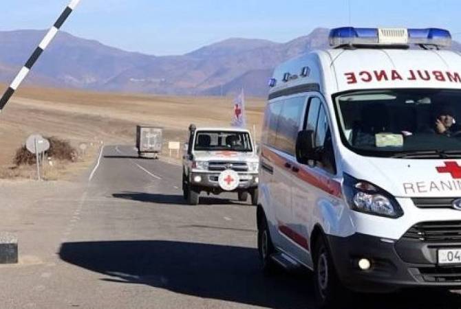 9 patients in serious condition were transferred from Artsakh to Armenian hospitals 
accompanied by Russian peacekeepers