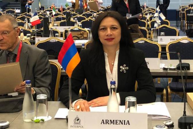  Представитель Армении провела ряд встреч в рамках 50-й Европейской 
региональной конференции Интерпола 
