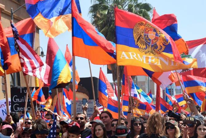 Los Angeles names intersection near Azeri consulate 'Republic of Artsakh Square' to 
reaffirm solidarity 
