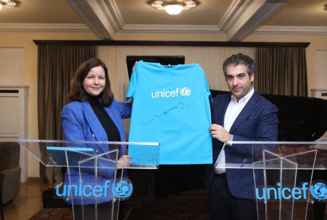 Sergey Smbatyan, UNICEF'in Ulusal Büyükelçisi olarak atandı