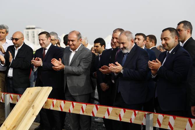  Премьер-министр Пашинян присутствовал на церемонии закладки фундамента 
технологического центра “Далан” в Ереване 