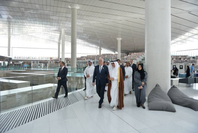 ՀՀ նախագահը և Կատարի պետնախարարը քննարկել են Կատարի ազգային 
գրադարանի և Մատենադարանի հնարավոր համագործակցության հարցեր