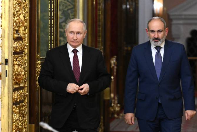 Rencontre entre le Premier ministre arménien et le Président de la Fédération de Russie