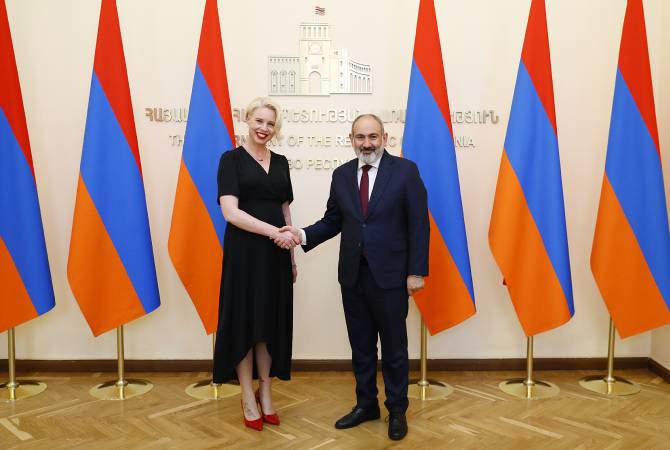 Премьер-министр Пашинян принял делегацию во главе с председателем 
Государственного собрания Республики Словения