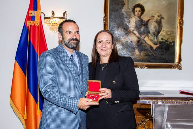 В посольстве Армении в Мексике состоялся прием, посвященный 105-летию Первой 
Армянской Республики