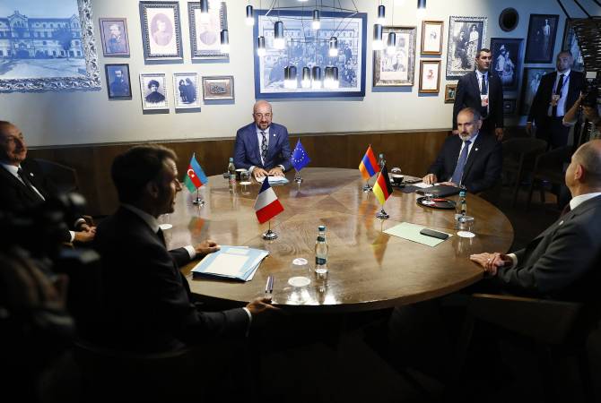 Réunion à cinq Pashinyan-Aliyev-Michel-Macron-Scholz terminée

