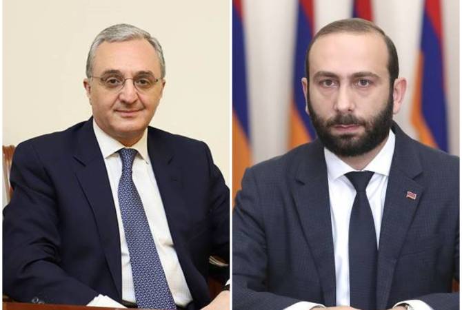 Foreign Minister Ararat Mirzoyan says maintains close contact with ex-FM Zohrab 
Mnatsakanyan 