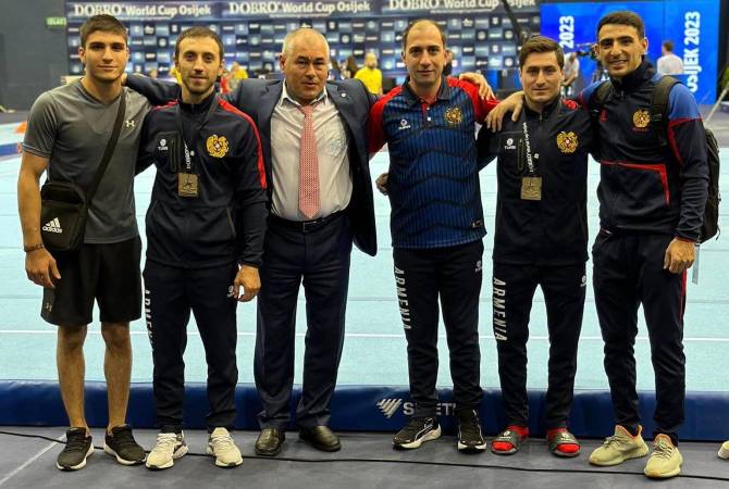 Armenian gymnasts win 3 gold, 1 silver in World Challenge Cup Croatia 