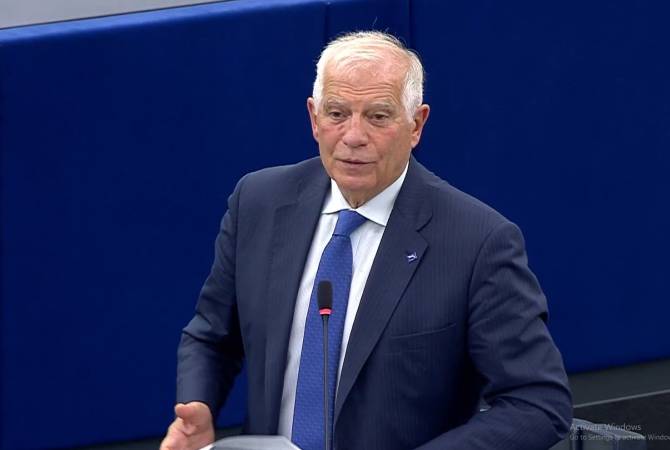 The establishment of a checkpoint by Azerbaijan is against efforts to build trust between 
the parties. Josep Borrell
