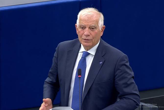 The establishment of a checkpoint by Azerbaijan is against efforts to build trust between 
the parties. Josep Borrell