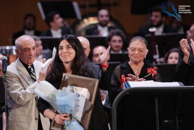 Խաչատրյանի անվան 19-րդ միջազգային մրցույթում հաղթող է ճանաչվել Արինա 
Անտոնոսյանը