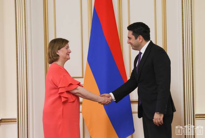 Alen Simonyan, European Parliament delegation refer to the expansion of EU-Armenian 
defense cooperation