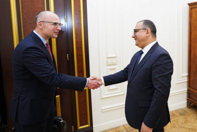  Вице-премьер Тигран Хачатрян принял руководителя регионального 
представительства ЕИБ на Южном Кавказе  