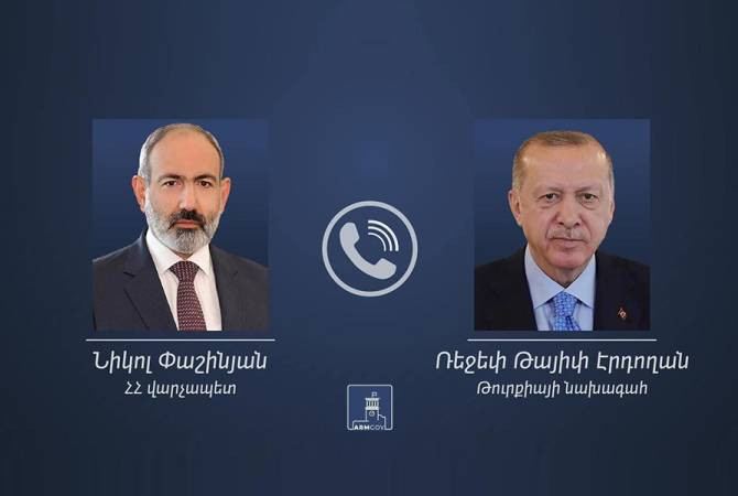 Пашинян и Эрдоган обсудили процесс нормализации двусторонних отношений