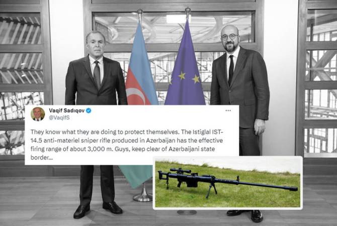 الاتحاد الأوروبي يدين التهديد غير المقبول لإطلاق النار على البعثة الأوروبية في أرمينيا من قبل 
السفير الأذربيجاني 