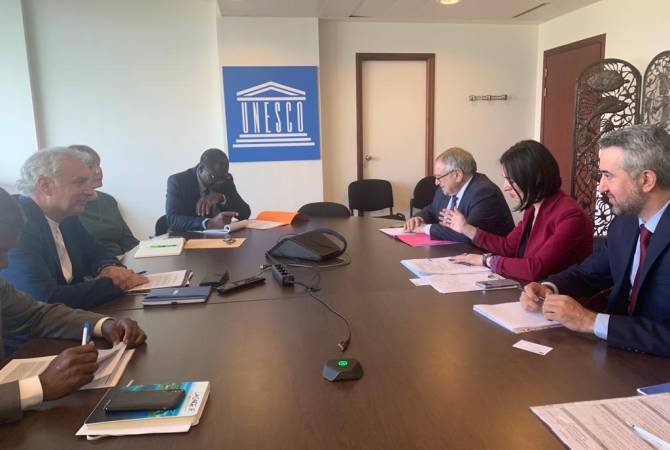  Министр образования, науки, культуры и спорта Армении провела встречи с 
заместителями гендиректора ЮНЕСКО  