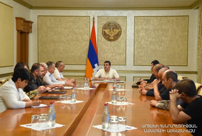  Президент Арцаха созвал совещание по вопросам внутренней и внешней 
безопасности 