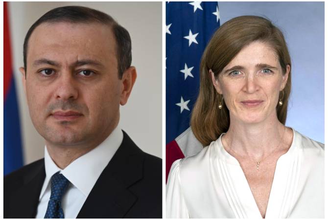 Секретарь Совета безопасности Армении представил администратору USAID 
последствия кризиса в Нагорном Карабахе