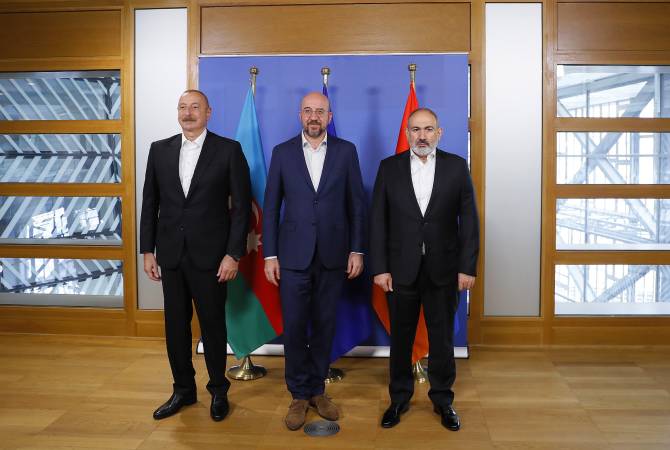  Состоялась трехсторонняя встреча премьер-министра Армении, председателя 
Европейского совета и президента Азербайджана 