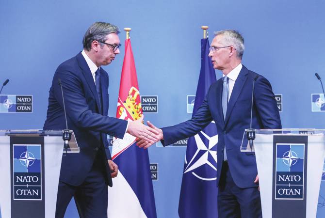 Генсек НАТО встретится с президентом Сербии в Брюсселе 