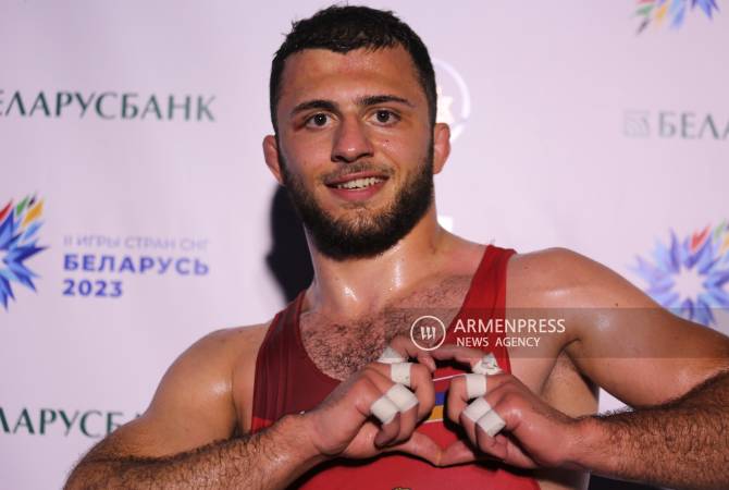 Борец Саак Ованнисян завоевал первую медаль Армении на Играх СНГ