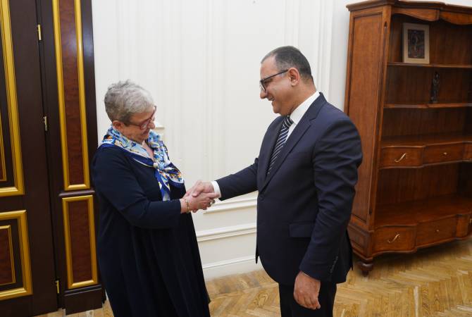  Вице-премьер принял главу делегации ЕС, завершающую дипломатическую миссию 
в Армении
 