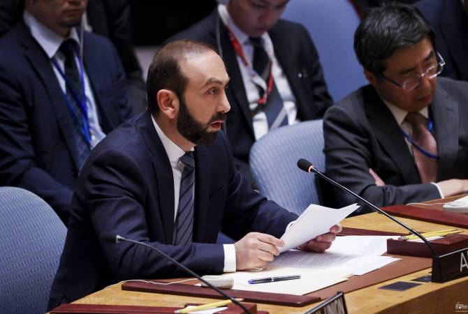 Armenian FM presents expectations from UN Security Council to prevent humanitarian 
disaster in Nagorno-Karabakh