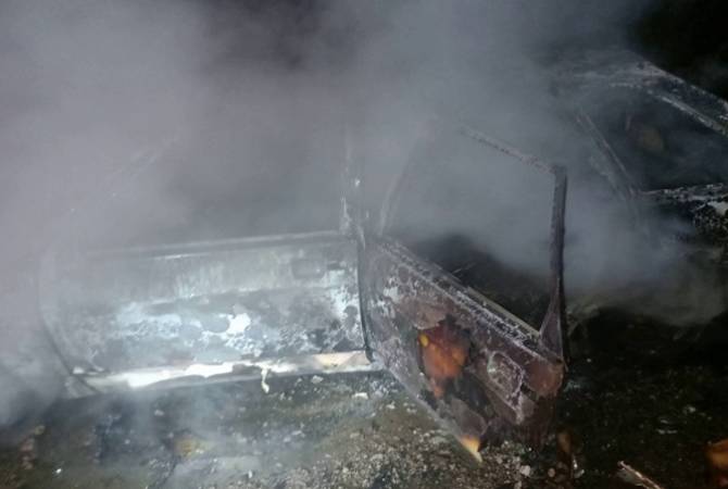  В городе Раздан сгорел автомобиль, жертв нет 