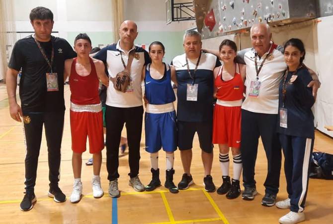  Армянские участники молодежного чемпионата Европы по боксу продолжают сво 
победное шествие 