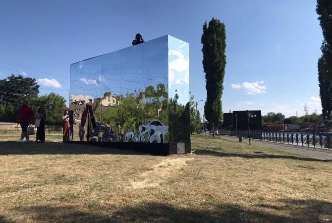 "Reflection of Infinity" urban installation will become one of the signature landmarks of 
Gyumri
