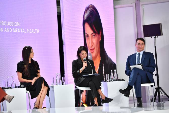 Armenian Prime Minister’s spouse Anna Hakobyan delivers speech at Third Summit of First 
Ladies and Gentlemen in Kyiv