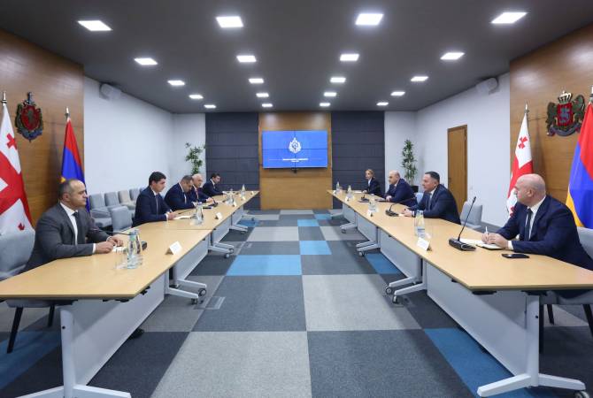  Председатель Следственного комитета Армении и министр внутренних дел Грузии 
обсудили перспективы сотрудничества 