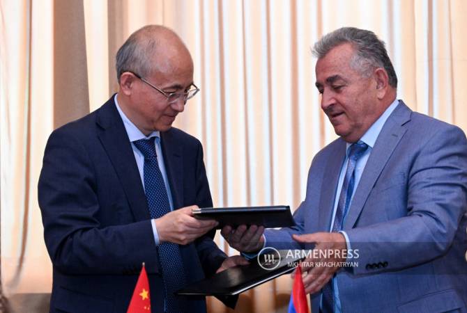 Armenian, Chinese academies of sciences sign memorandum of cooperation 