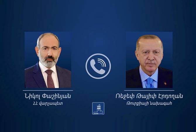 Entretien téléphonique entre le Premier ministre arménien et le Président turc

